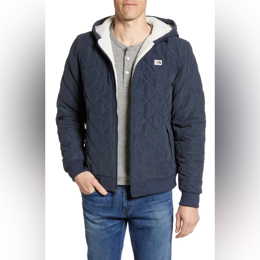 The North Face Cuchillo Insulated Hooded Jacket Color Blue Men's Size XXL
